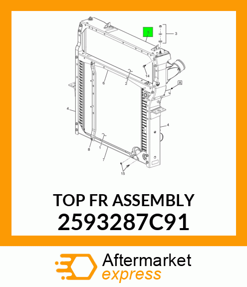 TOP FR ASSEMBLY 2593287C91