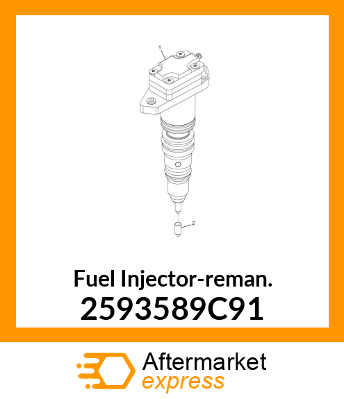 Fuel Injector-reman. 2593589C91