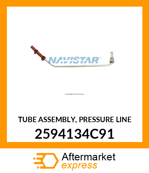 TUBE ASSEMBLY, PRESSURE LINE 2594134C91