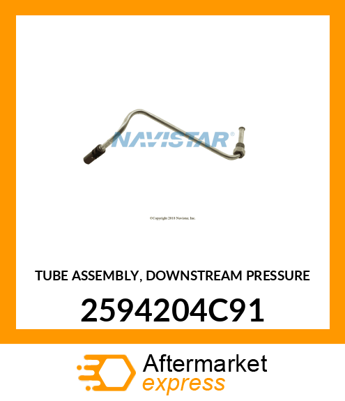 TUBE ASSEMBLY, DOWNSTREAM PRESSURE 2594204C91