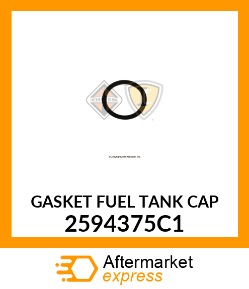 GASKET FUEL TANK CAP 2594375C1
