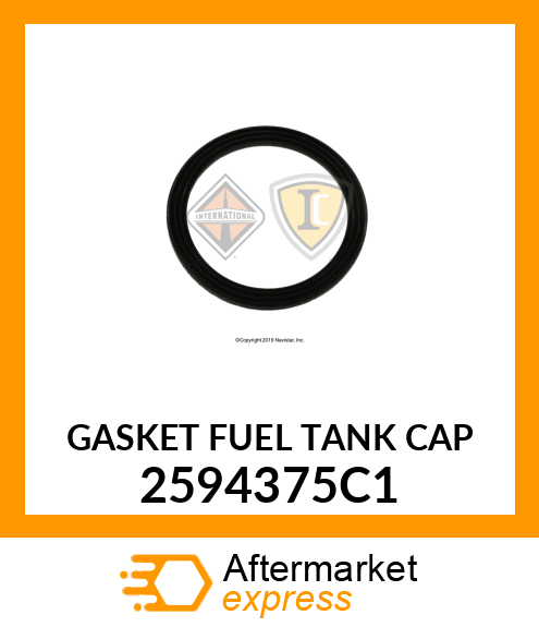 GASKET FUEL TANK CAP 2594375C1