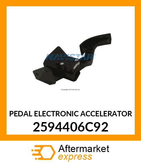 PEDAL ELECTRONIC ACCELERATOR 2594406C92