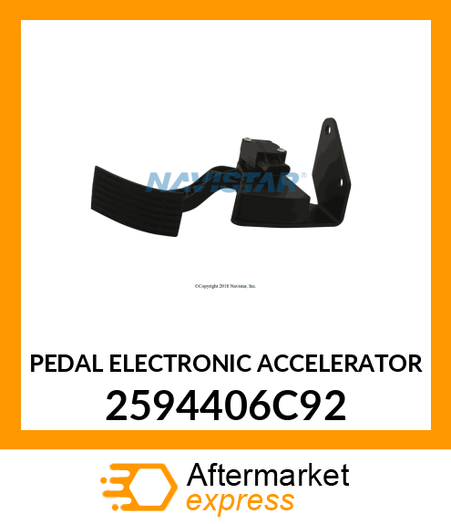 PEDAL ELECTRONIC ACCELERATOR 2594406C92