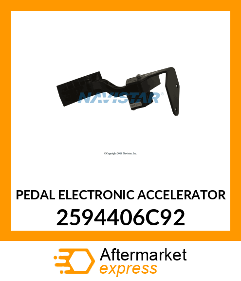 PEDAL ELECTRONIC ACCELERATOR 2594406C92