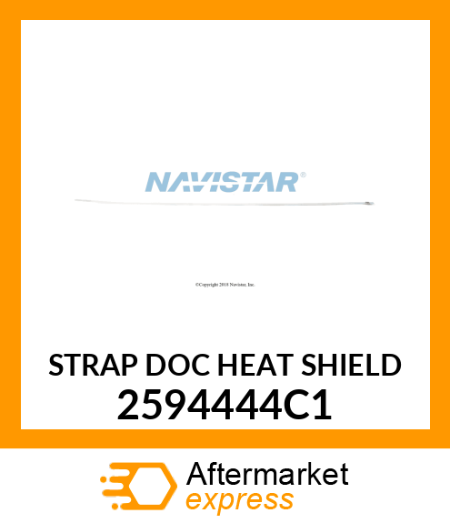 STRAP DOC HEAT SHIELD 2594444C1