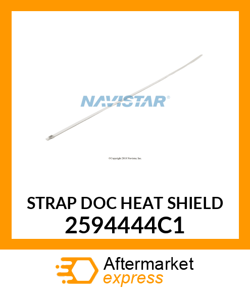 STRAP DOC HEAT SHIELD 2594444C1