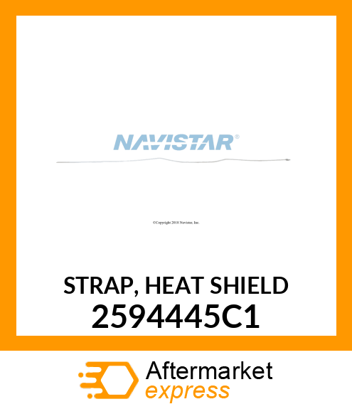 STRAP, HEAT SHIELD 2594445C1