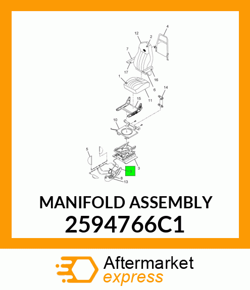 MANIFOLD ASSEMBLY 2594766C1