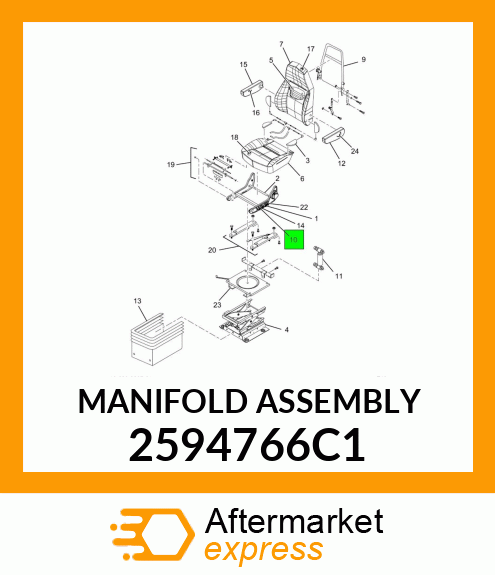 MANIFOLD ASSEMBLY 2594766C1