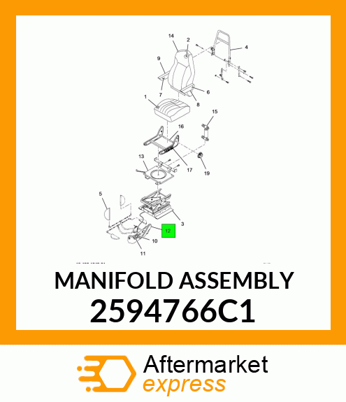 MANIFOLD ASSEMBLY 2594766C1