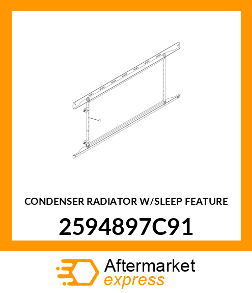 CONDENSER RADIATOR W/SLEEP FEATURE 2594897C91