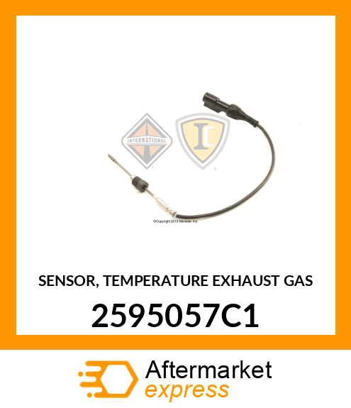 SENSOR, TEMPERATURE EXHAUST GAS 2595057C1