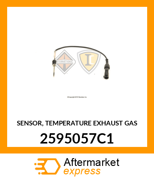 SENSOR, TEMPERATURE EXHAUST GAS 2595057C1