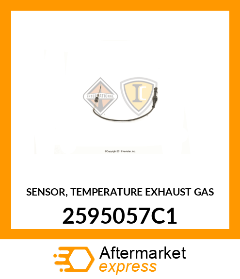 SENSOR, TEMPERATURE EXHAUST GAS 2595057C1