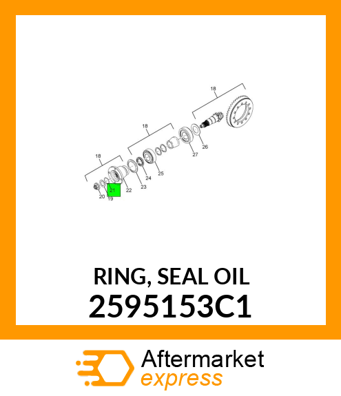 RING, SEAL OIL 2595153C1