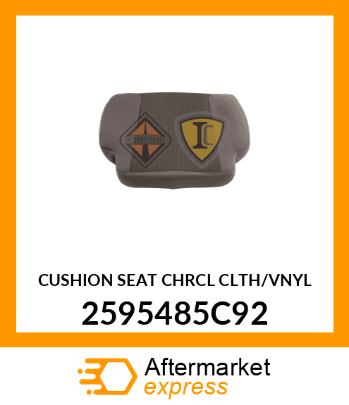 CUSHION SEAT CHRCL CLTH/VNYL 2595485C92