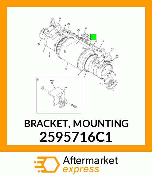 BRACKET, MOUNTING 2595716C1