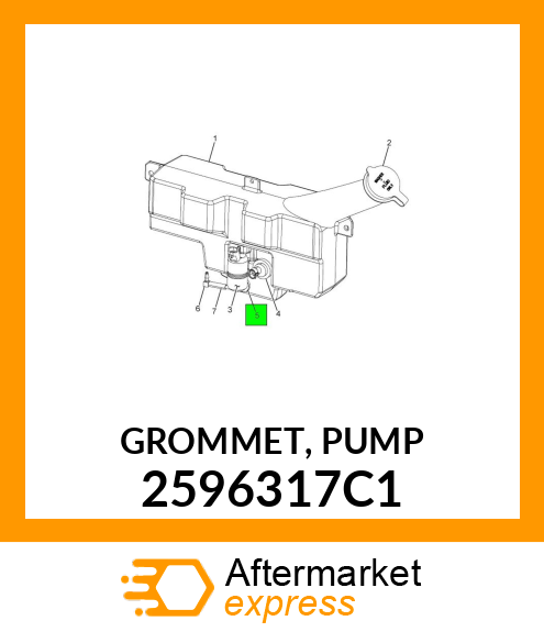 GROMMET, PUMP 2596317C1