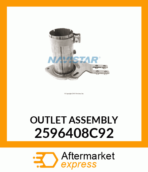 OUTLET ASSEMBLY 2596408C92