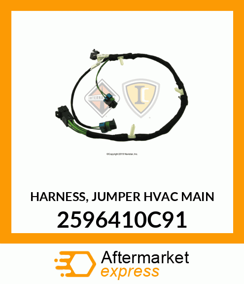 HARNESS, JUMPER HVAC MAIN 2596410C91