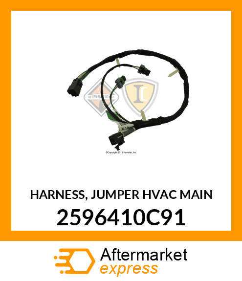 HARNESS, JUMPER HVAC MAIN 2596410C91