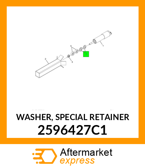 WASHER, SPECIAL RETAINER 2596427C1