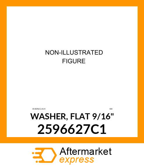 WASHER, FLAT 9/16" 2596627C1