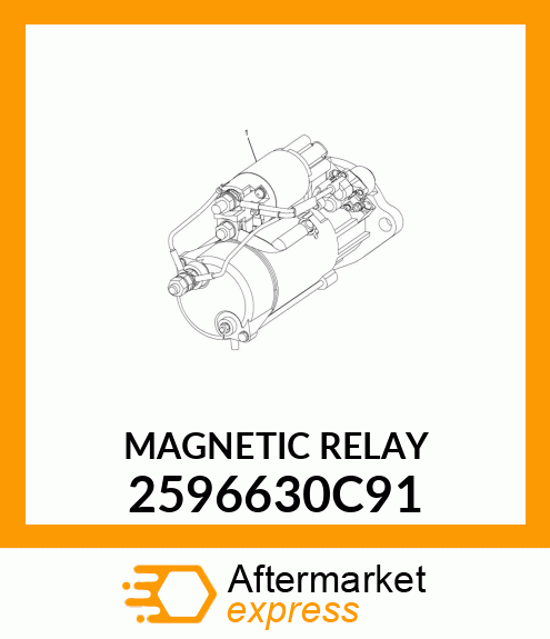 MAGNETIC RELAY 2596630C91