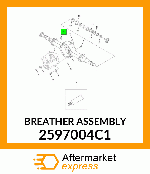 BREATHER ASSEMBLY 2597004C1