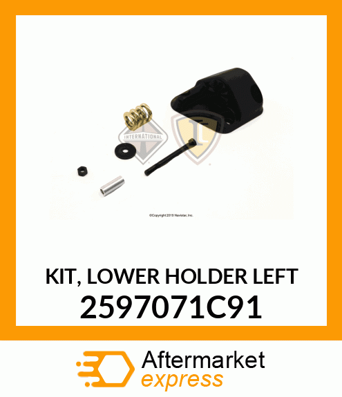 KIT, LOWER HOLDER LEFT 2597071C91