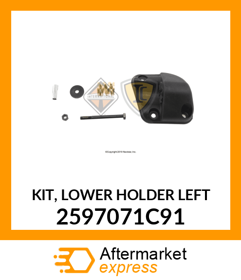 KIT, LOWER HOLDER LEFT 2597071C91