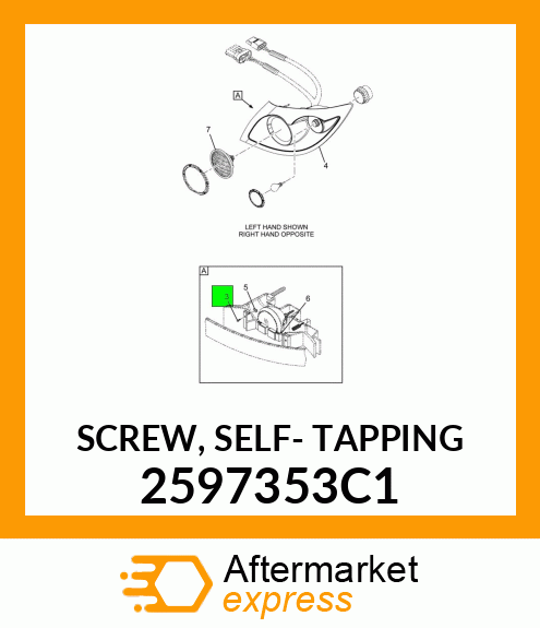 SCREW, SELF- TAPPING 2597353C1