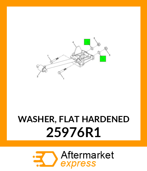 WASHER, FLAT HARDENED 25976R1