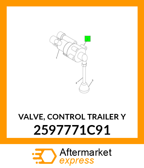VALVE, CONTROL TRAILER Y 2597771C91