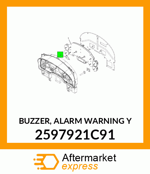 BUZZER, ALARM WARNING Y 2597921C91