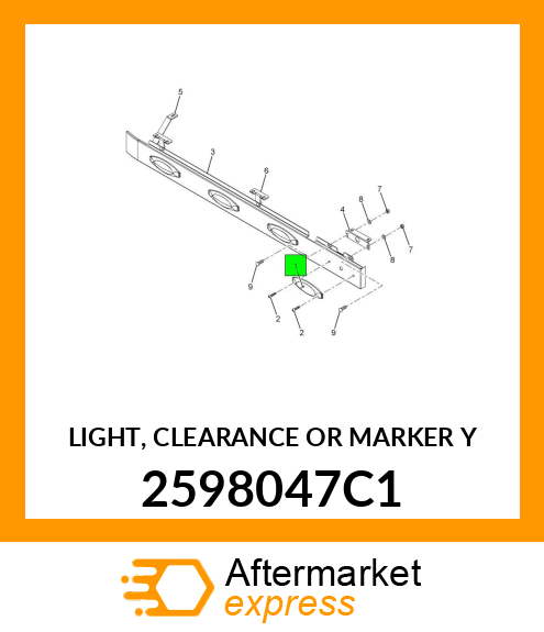 LIGHT, CLEARANCE OR MARKER Y 2598047C1