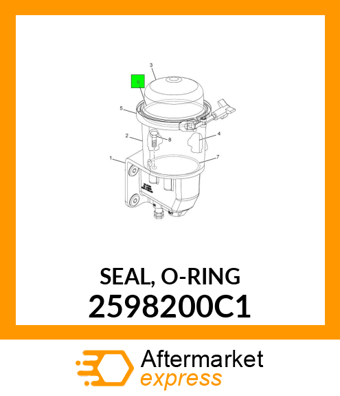 SEAL, O-RING 2598200C1