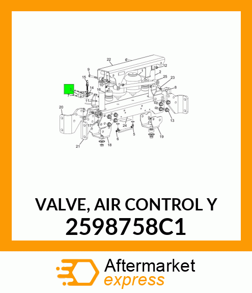 VALVE, AIR CONTROL Y 2598758C1