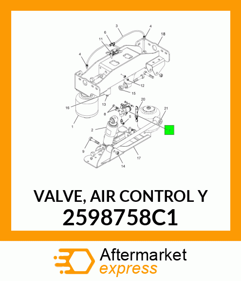 VALVE, AIR CONTROL Y 2598758C1