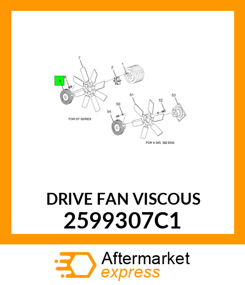 DRIVE FAN VISCOUS 2599307C1