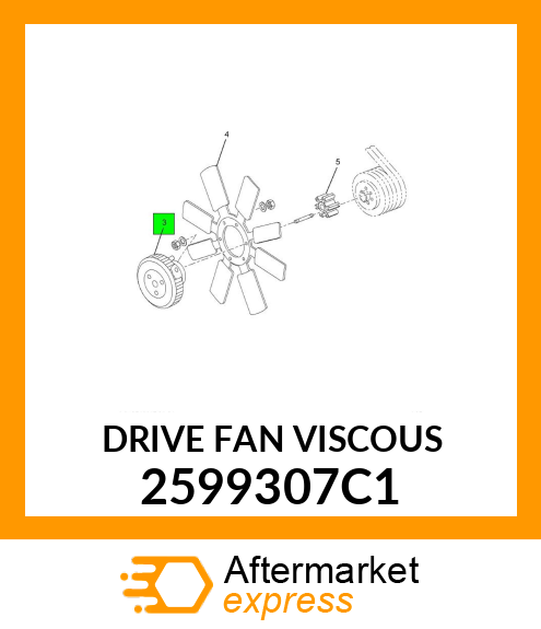 DRIVE FAN VISCOUS 2599307C1