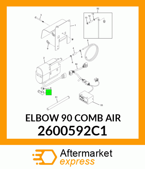 ELBOW 90 COMB AIR 2600592C1