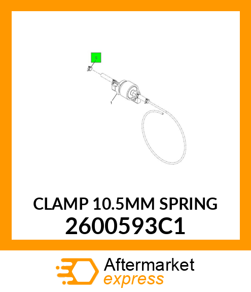 CLAMP 10.5MM SPRING 2600593C1