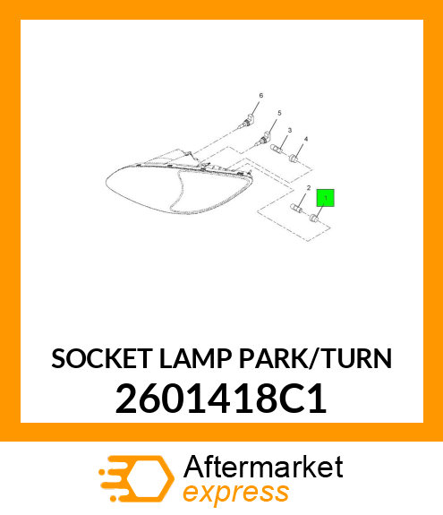 SOCKET LAMP PARK/TURN 2601418C1