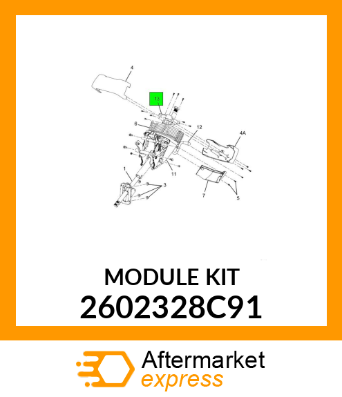 KIT, REPLACEMENT GAS SPRING TILT /TELESCOPING 2602328C91