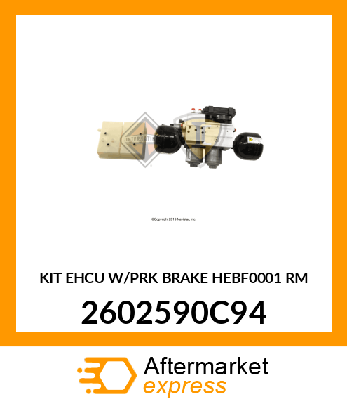 KIT EHCU W/PRK BRAKE HEBF0001 RM 2602590C94