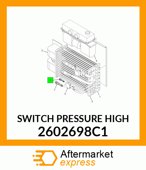SWITCH PRESSURE HIGH 2602698C1