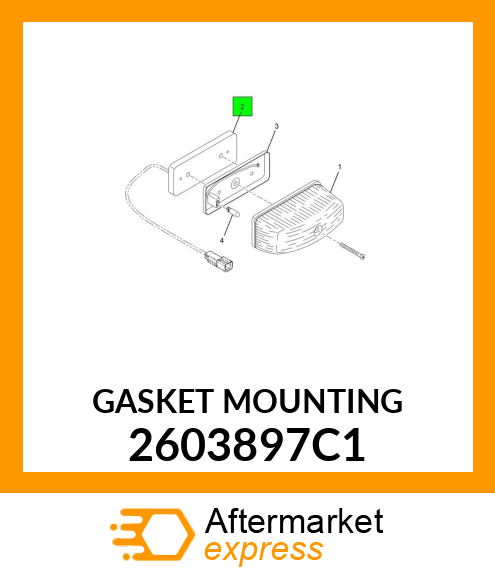 GASKET MOUNTING 2603897C1