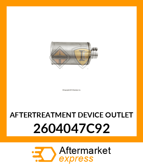 AFTERTREATMENT DEVICE OUTLET 2604047C92